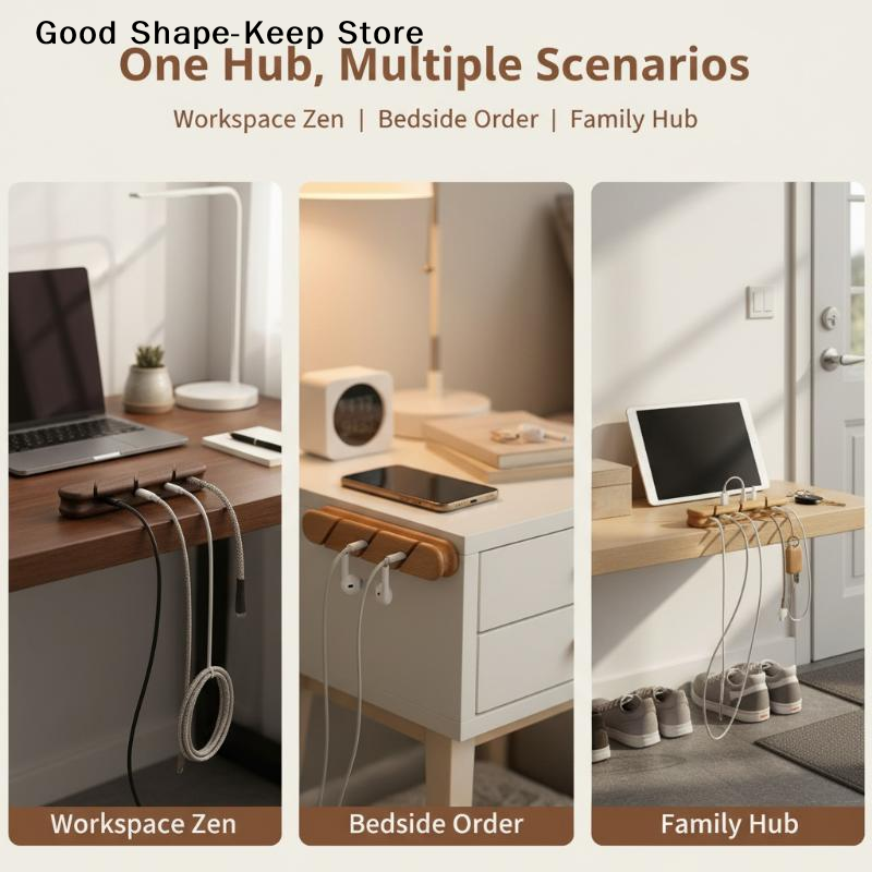 dailySolid Wood Cable Organize - Desk Setup Design 리뷰 및 가격
