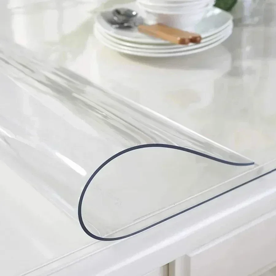 PVC Table Cloth Transparent Cl - Desk Setup Wallpaper 리뷰 및 가격